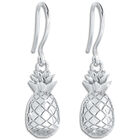 silver pineapple earrings UK PINE a main