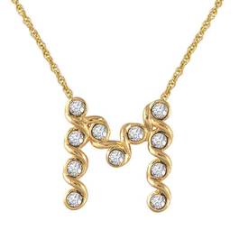 Simply Elegant Diamonisse Initial Pendant 6018 001 5 4