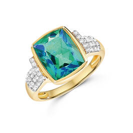 mystic allure doublet quartz ring UK MADQR a main