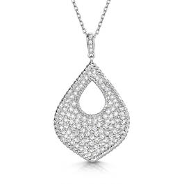 boho bliss silver pendant UK BBSIP a main