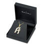 initials diamond pendant UK INDP2 b two