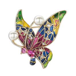 splash of colour crystal brooch set UK CCBRS d four