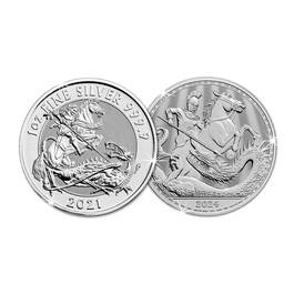 the st george and the dragon bullion coin set UK GEBS a main