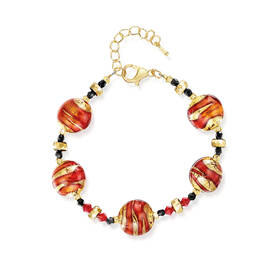 desert sunset murano bracelet UK DESMB a main