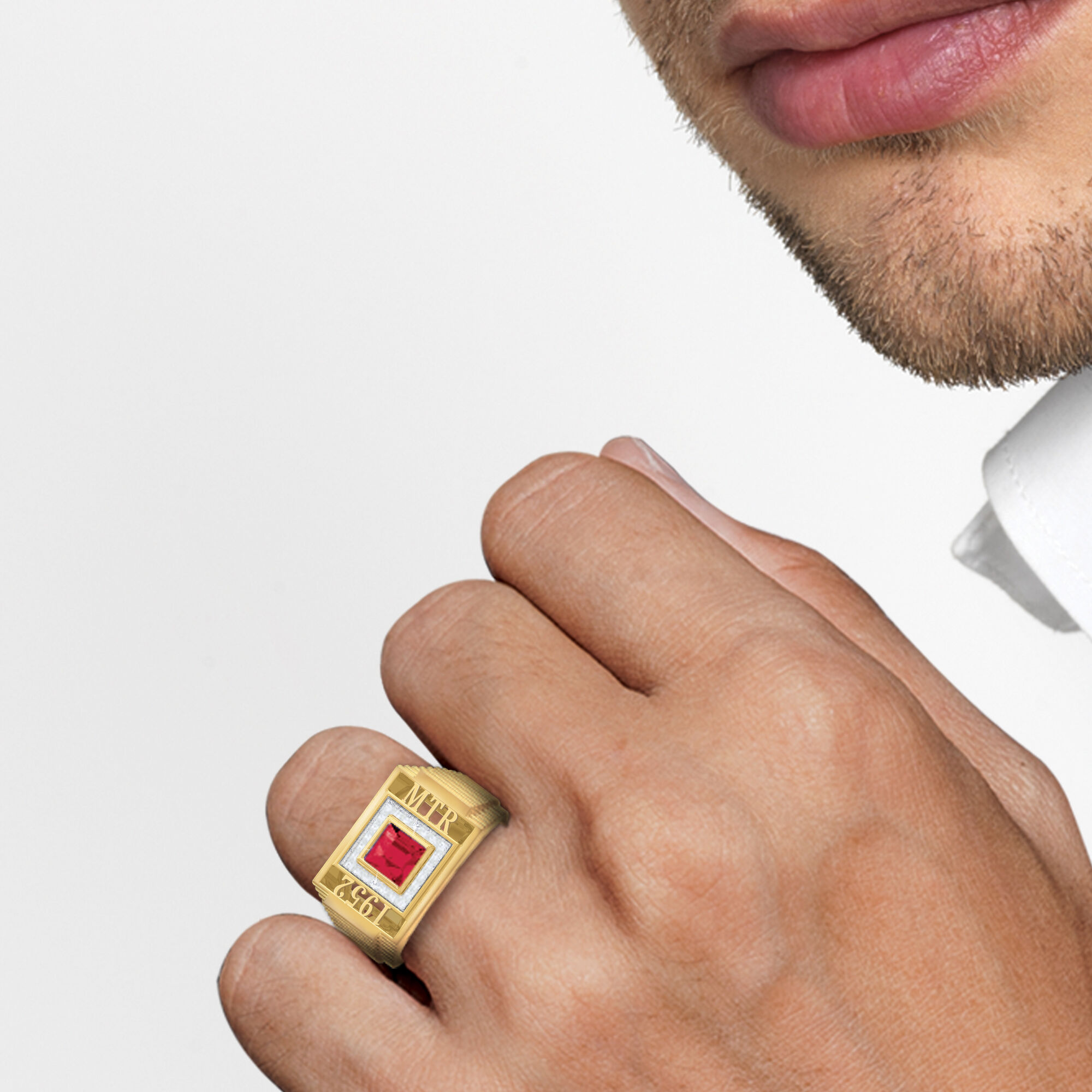 Birthstone Brilliance Men s Diamond Ring