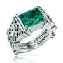 i can do all things birthstone ring UK ICDBR e five
