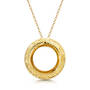 gold aura textured pendant UK GALOP a main