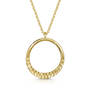 gold aura diamond cut pendant with free earrings UK GODPE a main
