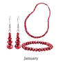 mystic glow birthstone jewellery set UK MGBJS a jan