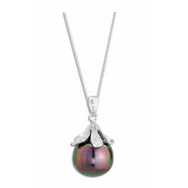 tahitian midnight pearl pendant UK TMPP a main