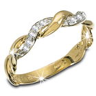 9ct gold and diamond twist ring UK GDTR a main