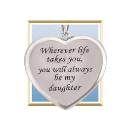 daughter always in bloom heart pendant UK DAIBP b two