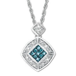 the blue diamond pendant UK BDIAP a main