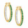 birthstone diamond inside out hoop earri UK BIOHR e five