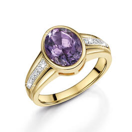 royal amethyst and white topaz ring UK RAWTR a main