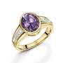 royal amethyst and white topaz ring UK RAWTR a main