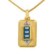 MENS DIAMOND OCEAN PENDANT UK MDOP a main