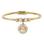 tree of life gold plated bangle UK TOLGPB a main