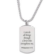 prayer personalised dog tag and cross UK PDTCP b two