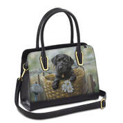 black labrador hitching a ride handbag UK LHIRB a main