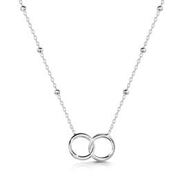 together forever italian silver necklace UK TOFIN a main