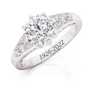 the queens engagement ring memorial tribute UK QMR a main