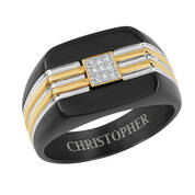 mens seal of approval diamond ring UK MSADR a main
