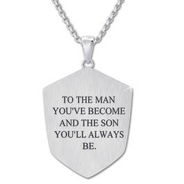 blessed son shield diamond pendant UK BSSDP b two