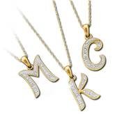 initials diamond pendant UK INDP2 a main