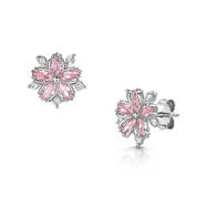 pink sakura floral crystal set UK PSFCS b two