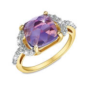 pyramid of amethyst ring UK PYAR b two