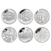 the complete a to z silver proof 10p col UK AZSP b two