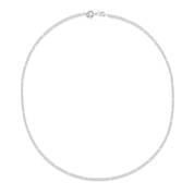 italian silver curb chain necklace UK ISCUN b two