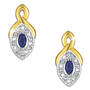 luscious lapis white topaz earrings UK LLWTE a main