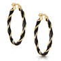 Night Sky Enamel Twist Earrings UK NISTE a main