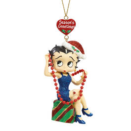 the betty boop glitter ornament set UK BBXGO d four