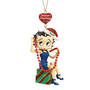 the betty boop glitter ornament set UK BBXGO d four