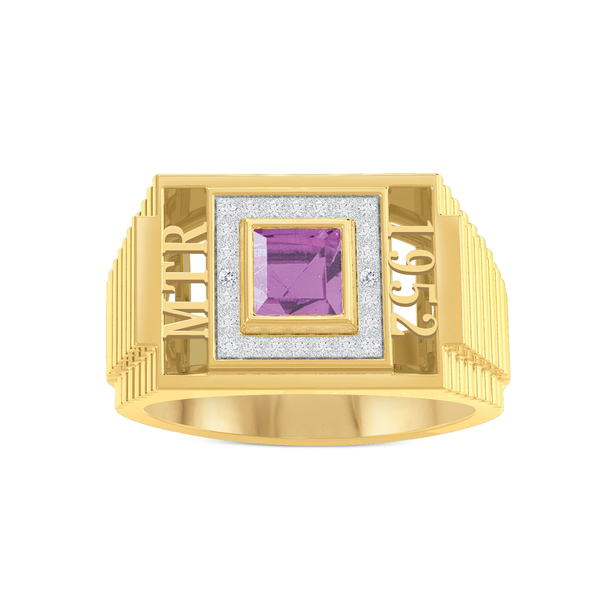 Men's june new arrivals birthstone rings