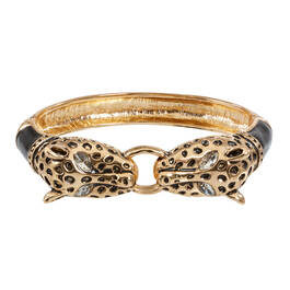 golden crystal panther bangle UK GCPBR a main