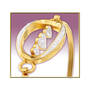 i love you diamond spinner bangle UK ILYSB2 b two