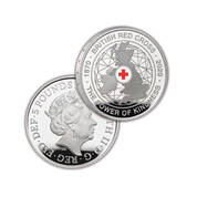 the 150th anniversary of the red cross silver proof coin UK RXSP a main