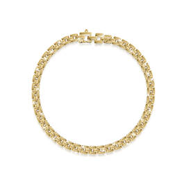 italian square link bracelet UK ISLGB a main