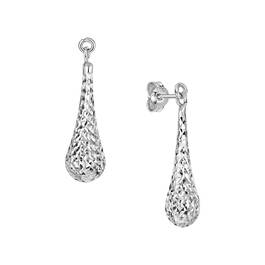 WHITE GOLD RAINDROP EARRINGS UK WGORE a main