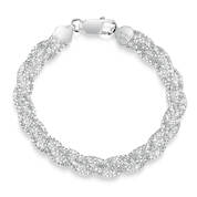 italian silver popcorn bracelet UK IPOB a main