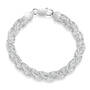 italian silver popcorn bracelet UK IPOB a main