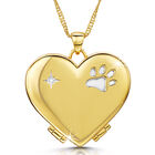 personalised pawprints on your heart loc UK DPL2 a main