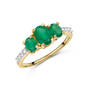 trilogy green onyx 9ct gold ring UK TOCER a main