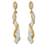 twist of elegance diamond earrings UK TWOEDE a main