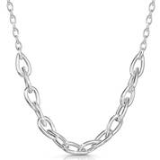 italian silver half necklace UK ICSHN a main