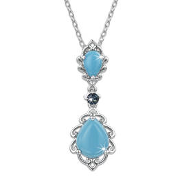 drop in the ocean silver pendant UK DIOSP a main